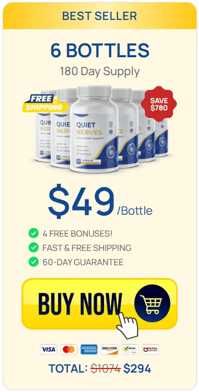 buy quiet nerves 6 bottles